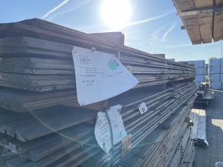 Ca. 60x Douglas Veer en Groef, 18x145mm, lengte 400cm